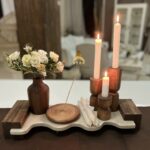 سینی سنگی با دسته چوبی