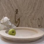 سینی لبه دار تراورتن