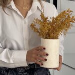 گلدون استوانه ای ساده